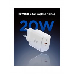 Spigen 20W USB-C Mini Hızlı Şarj Aleti/Şarj 
