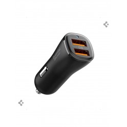 30W USB-A 2 Port Araç içi Hızlı Şarj Aleti 18W